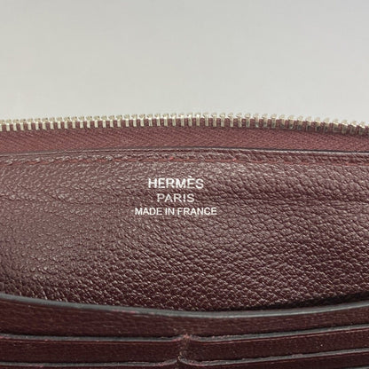 Hermes Wallet Azap Long Classic Swift Purun Silver — view 4