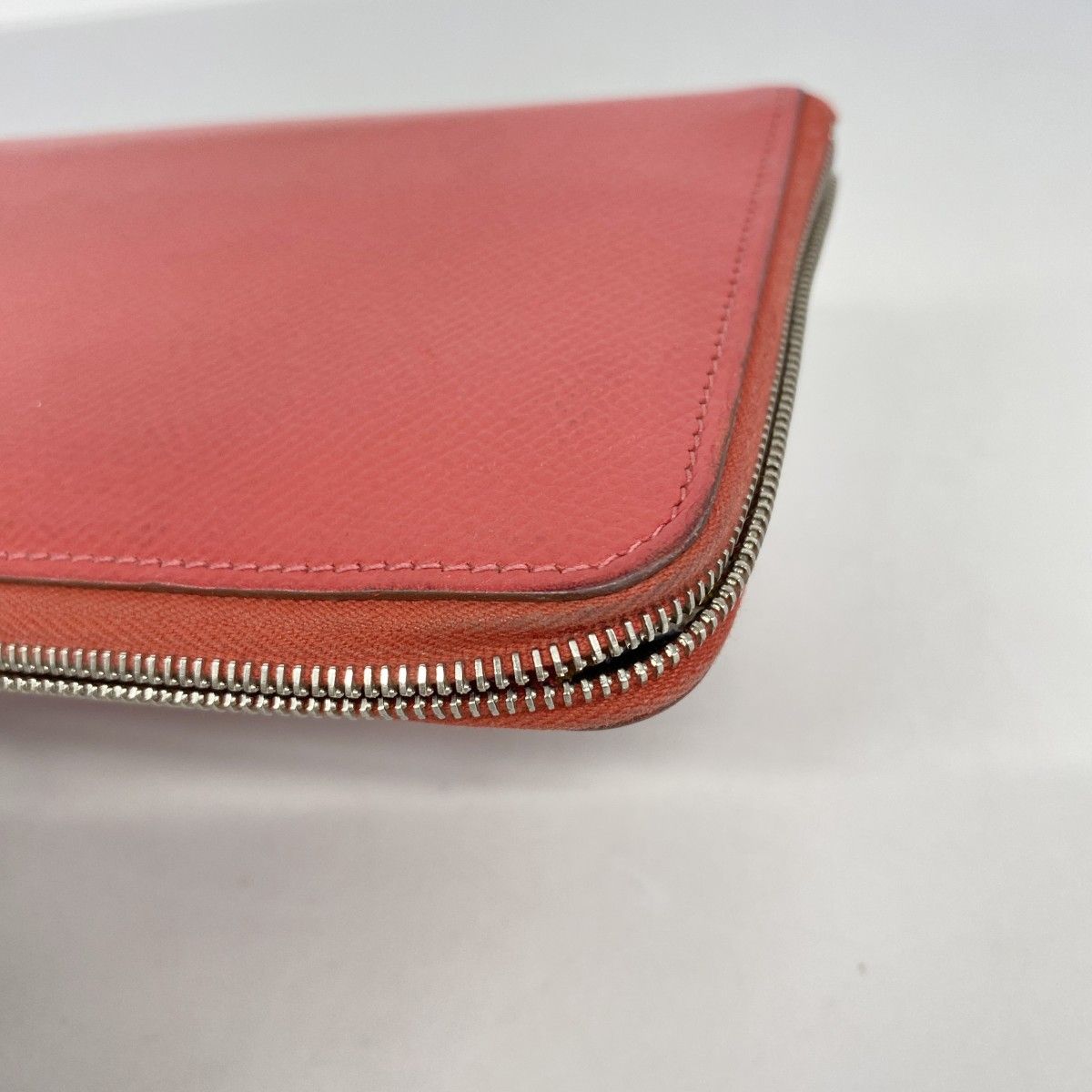 Hermes Wallet Azap Long Silk in Veau Bougainvillea Silver — view 6