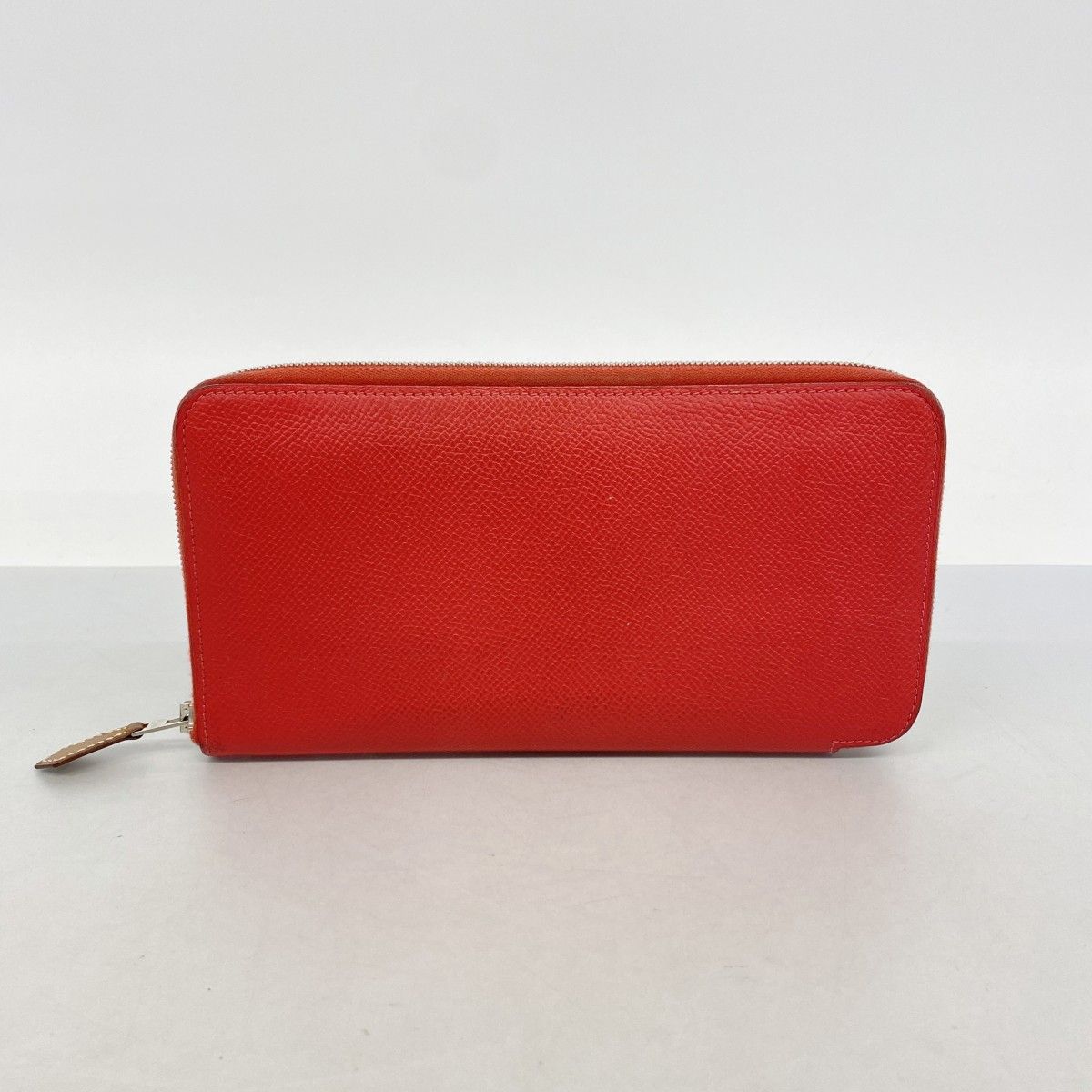 Hermes Wallet Azap Long Silk in Veau Bougainvillea Silver — view 8