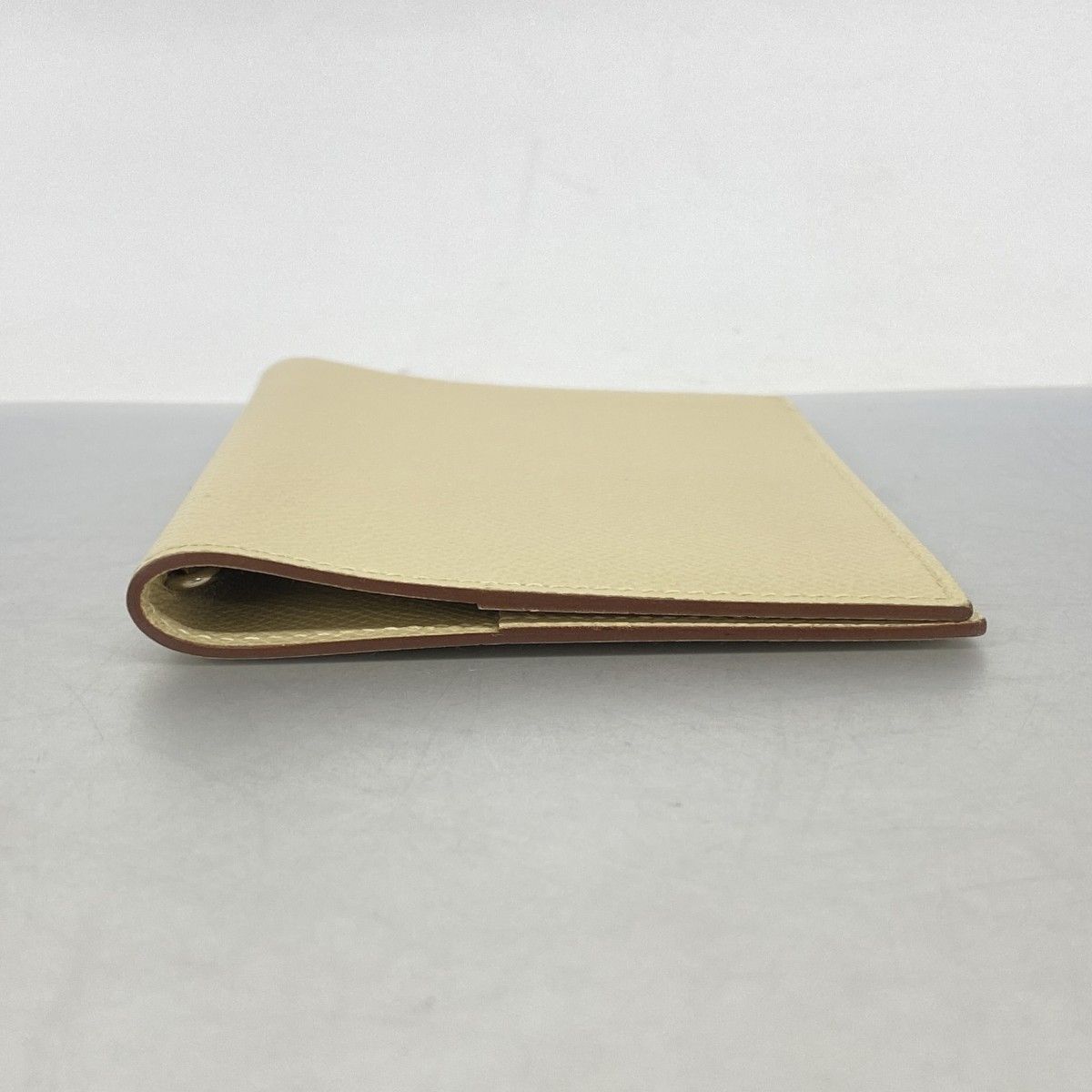 Hermes Notebook Cover Agenda PM Veau Epsom Vanilla Silver — view 2