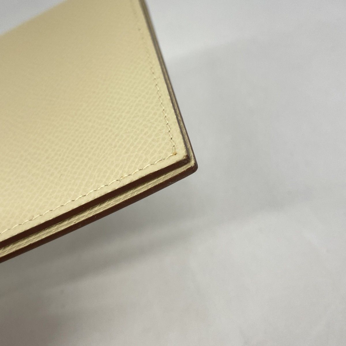 Hermes Notebook Cover Agenda PM Veau Epsom Vanilla Silver — view 5