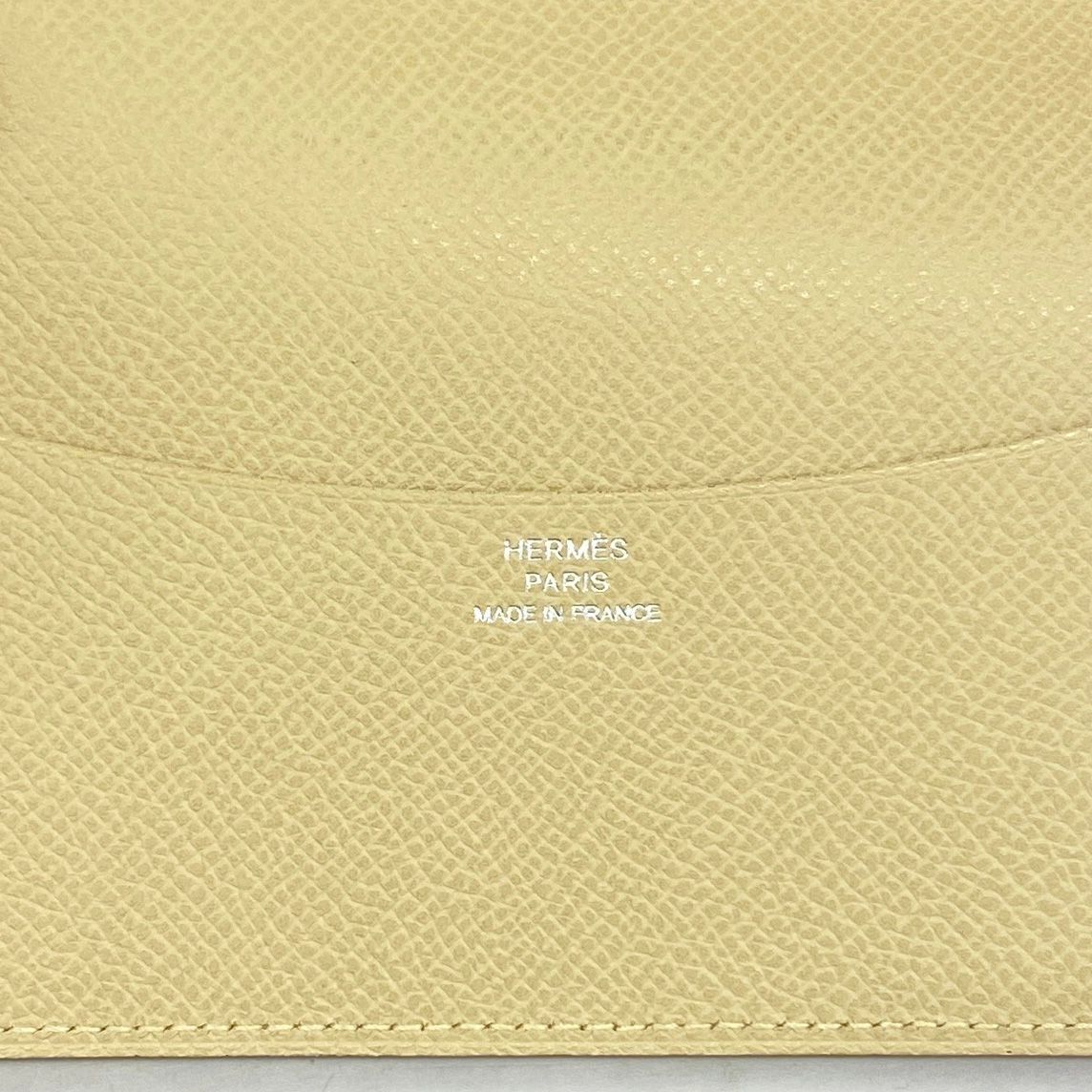 Hermes Notebook Cover Agenda PM Veau Epsom Vanilla Silver — view 4