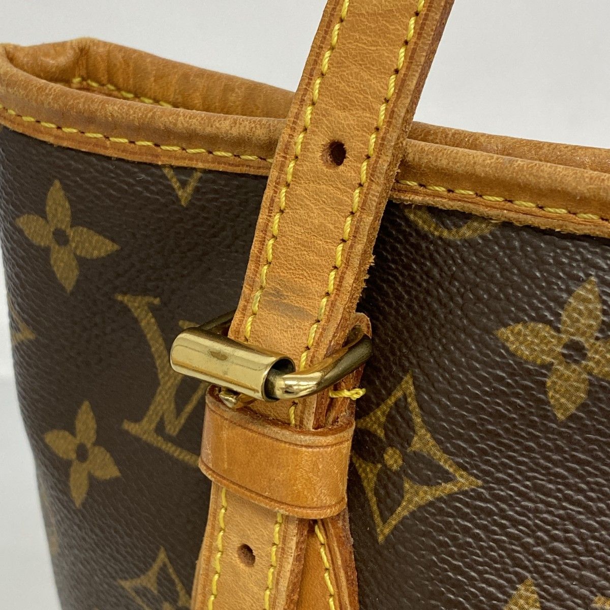 Louis Vuitton Tote Monogram Bucket PM Brown — view 8