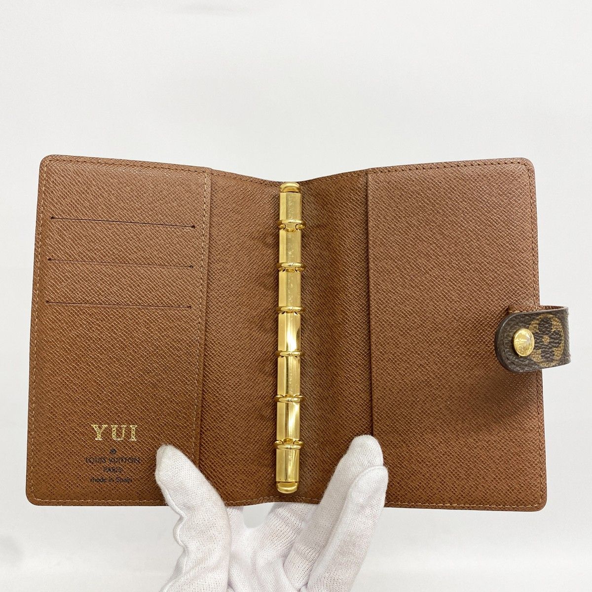 Louis Vuitton Notebook Cover Monogram Agenda PM Brown — view 3