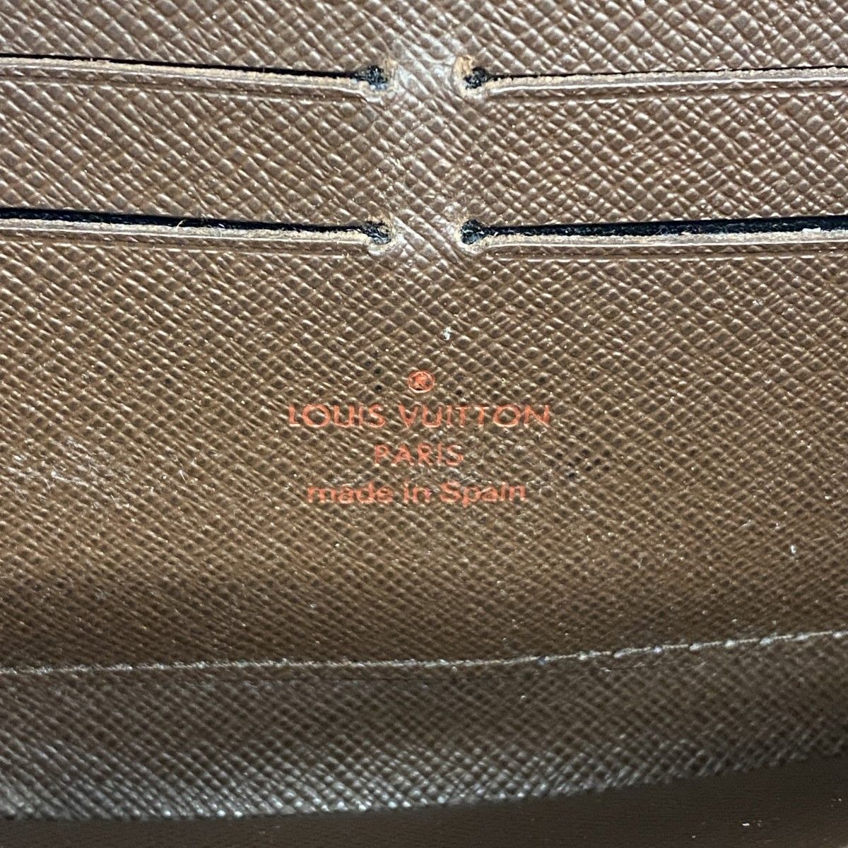 Louis Vuitton Wallet Damier Zippy Ebene — view 4
