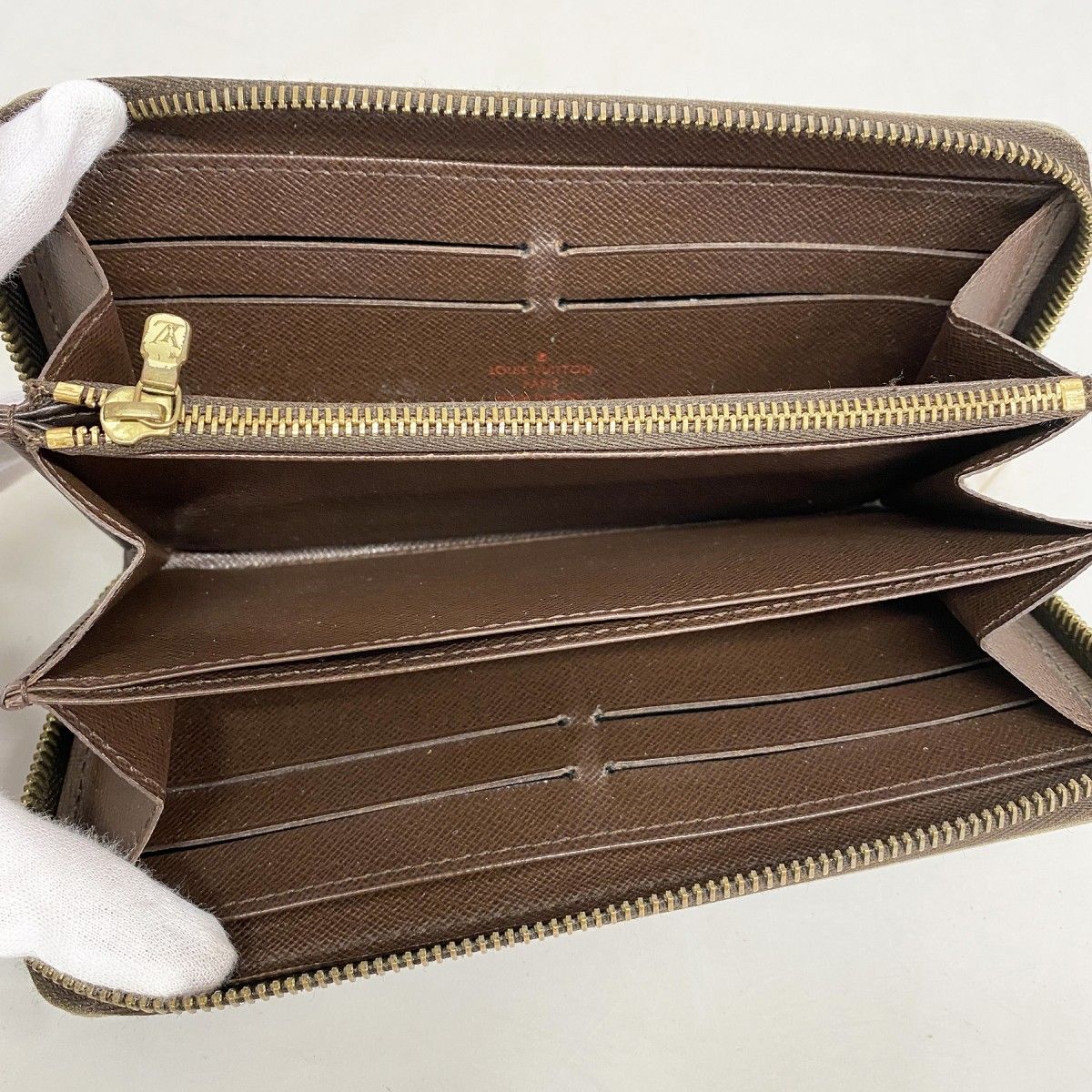 Louis Vuitton Wallet Damier Zippy Ebene — view 3