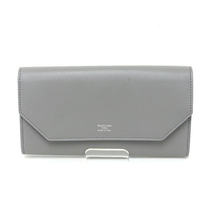 Balenciaga Envelope Wallet Card Holder Gray Calfskin