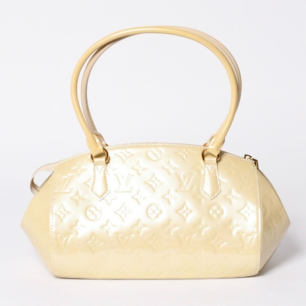 Louis Vuitton Sherwood PM Vernis Line Handbag Ivory Gold — view 2