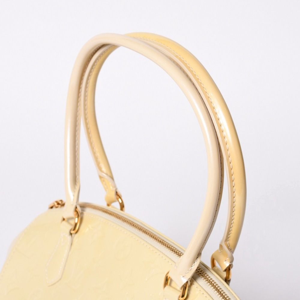 Louis Vuitton Sherwood PM Vernis Line Handbag Ivory Gold — view 4