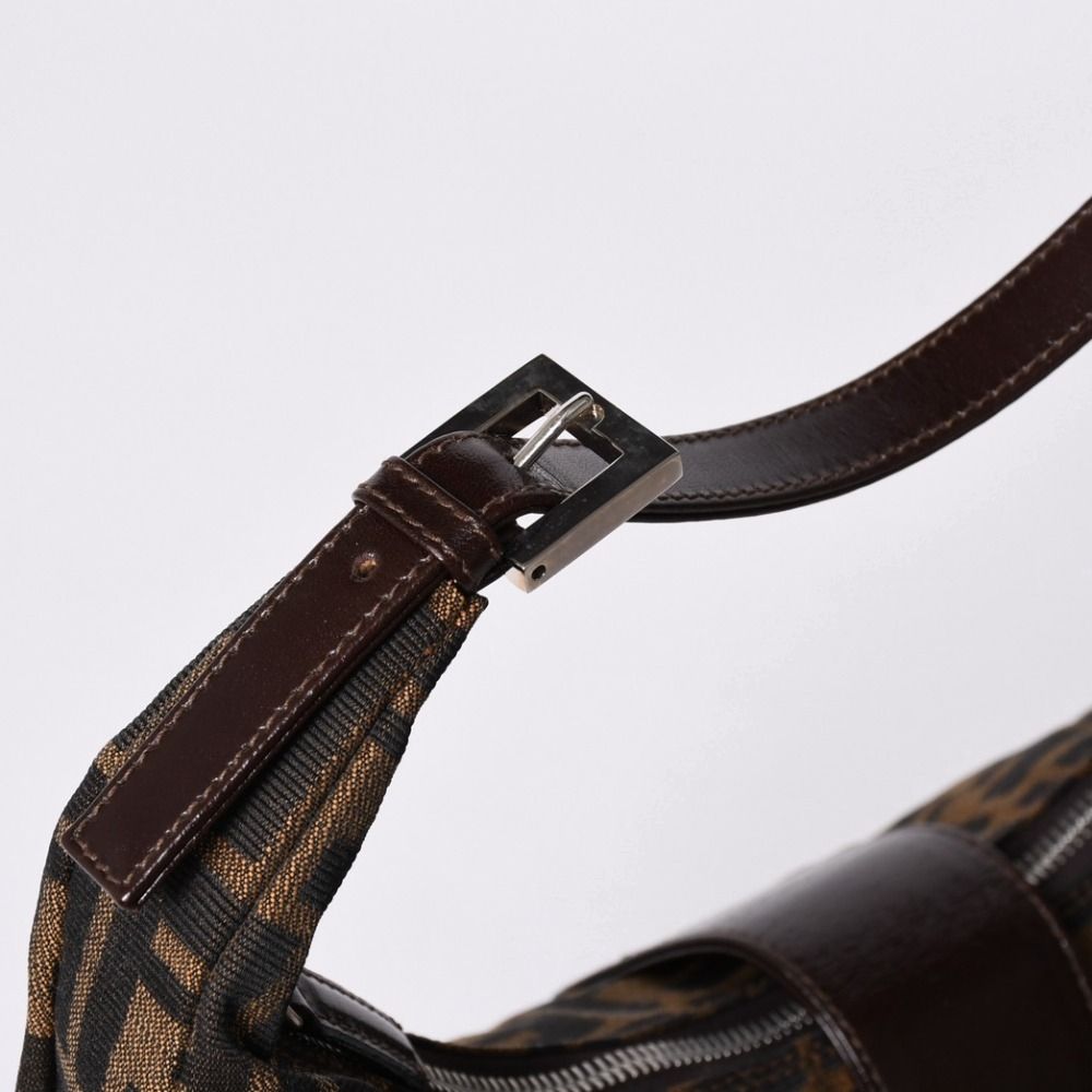 Fendi Mamma Baguette Bag Zucca Canvas Brown — view 4