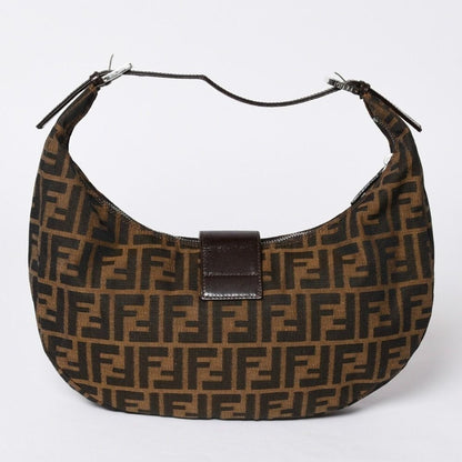 Fendi Mamma Baguette Bag Zucca Canvas Brown — view 2