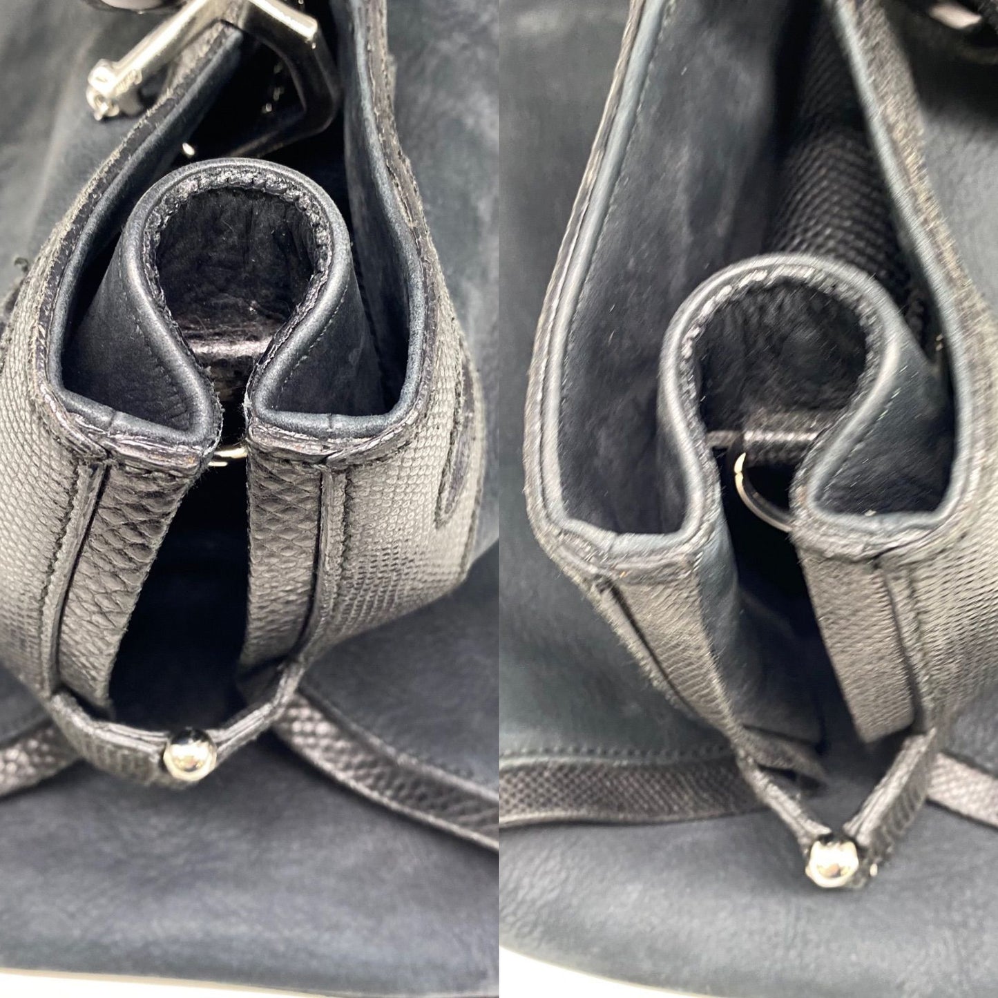 Cartier Handbag Leather Black Suede Multi Ero Must Line Tote — view 5