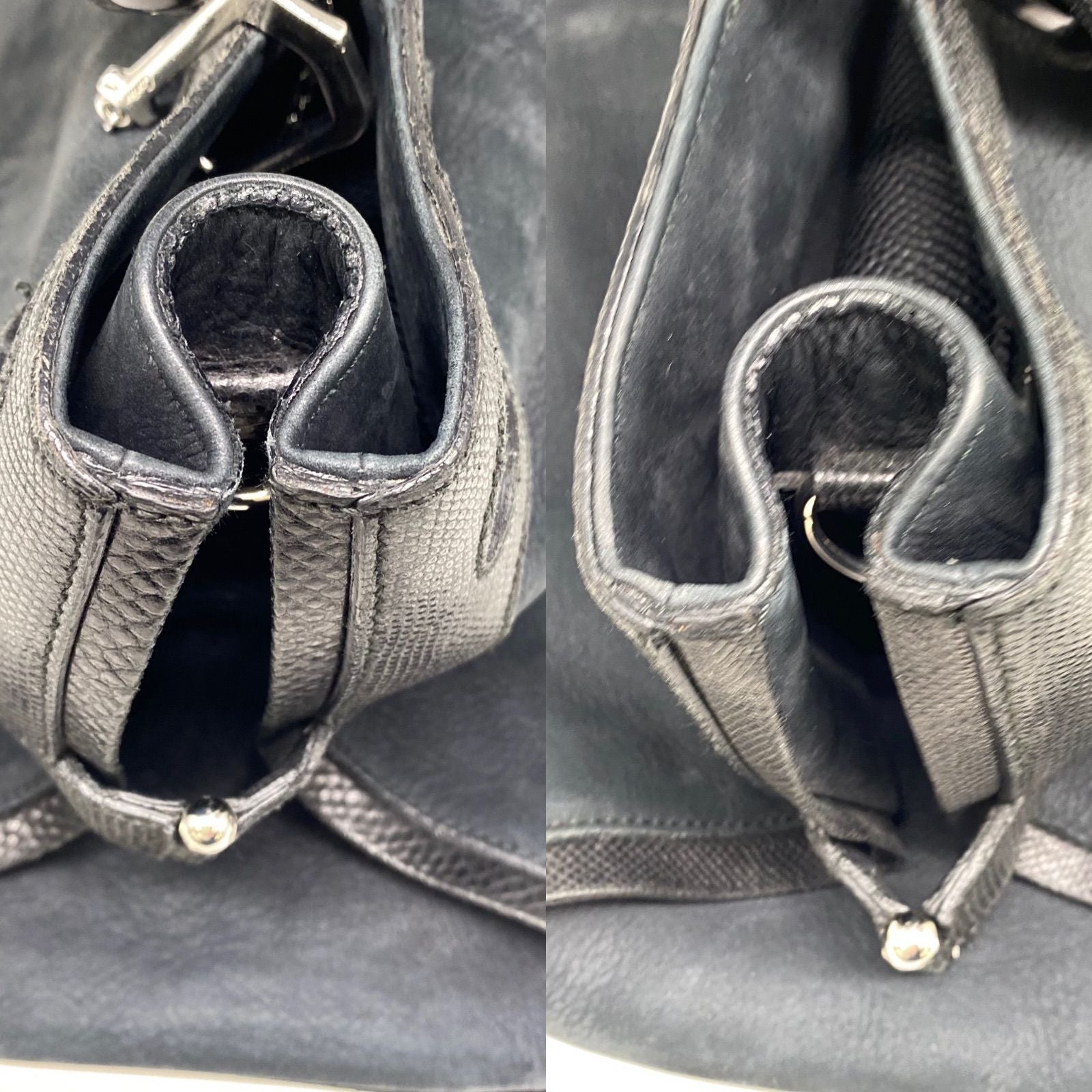 Cartier Handbag Leather Black Suede Multi Ero Must Line Tote — view 5