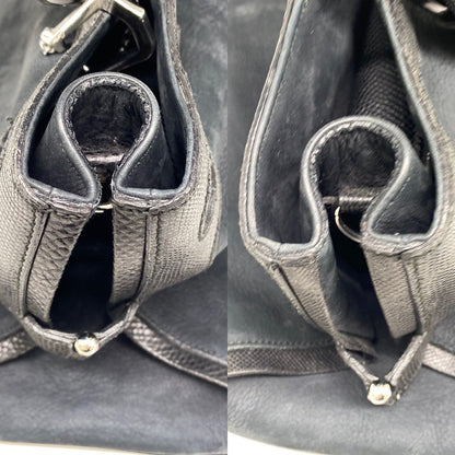 Cartier Handbag Leather Black Suede Multi Ero Must Line Tote — view 5