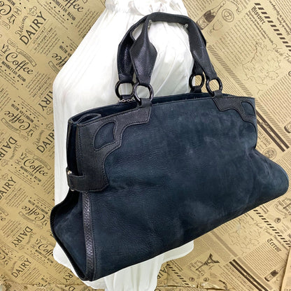 Cartier Handbag Leather Black Suede Multi Ero Must Line Tote — view 3
