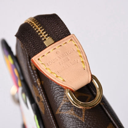Louis Vuitton LV Takashi Murakami Monogram Panda Pochette Accessoires Pouch — view 5