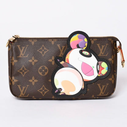 Louis Vuitton LV Takashi Murakami Monogram Panda Pochette Accessoires Pouch — view 2
