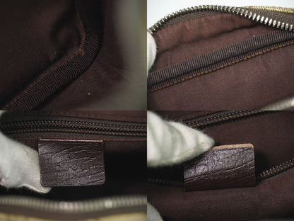 Gucci GG Supreme Shoulder Bag Pochette Beige — view 9
