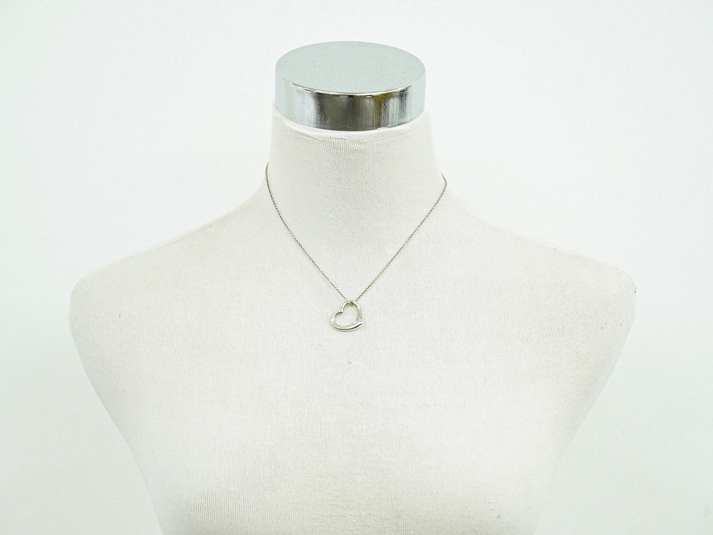 Tiffany & Co Open Heart 925 Necklace Pendant Silver — view 6