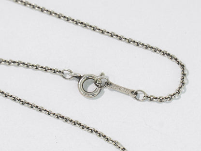 Tiffany & Co Open Heart 925 Necklace Pendant Silver — view 3