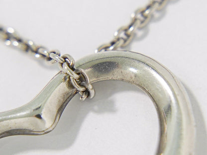 Tiffany & Co Open Heart 925 Necklace Pendant Silver — view 4