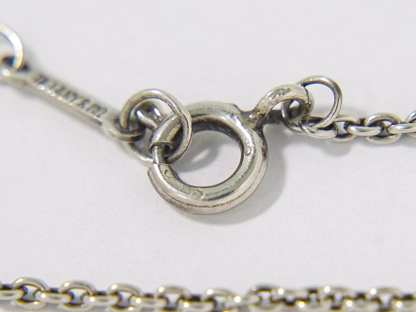 Tiffany & Co Open Heart 925 Necklace Pendant Silver — view 5