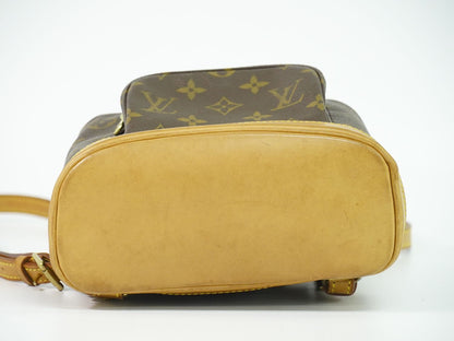 Louis Vuitton LV Mini Montsouris Monogram Backpack Brown — view 3
