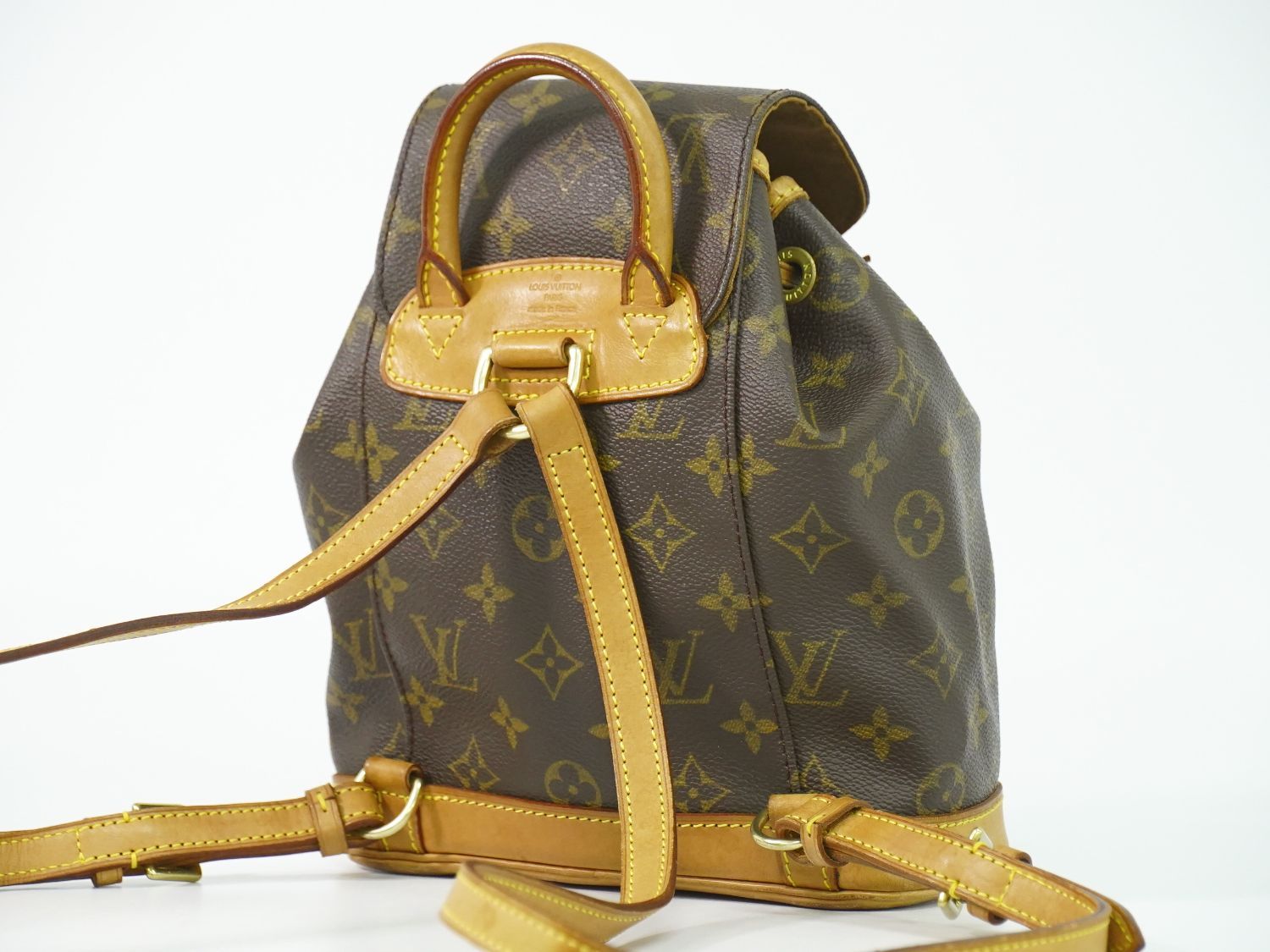 Louis Vuitton LV Mini Montsouris Monogram Backpack Brown — view 2