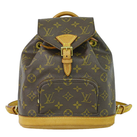 Louis Vuitton LV Mini Montsouris Monogram Backpack Brown