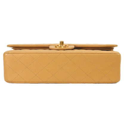 Chanel Beige Caviar Gold Quilted 25 Shoulder Bag — view 5