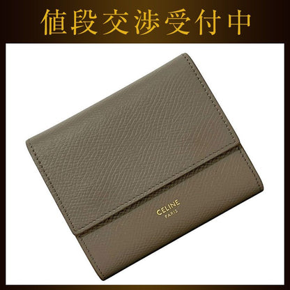 Celine Trifold Wallet Small Gray Ju