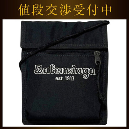 Balenciaga Mini Shoulder Bag Explorer Black