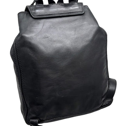 Bottega Veneta Backpack Black Intrecciato Leather — view 7
