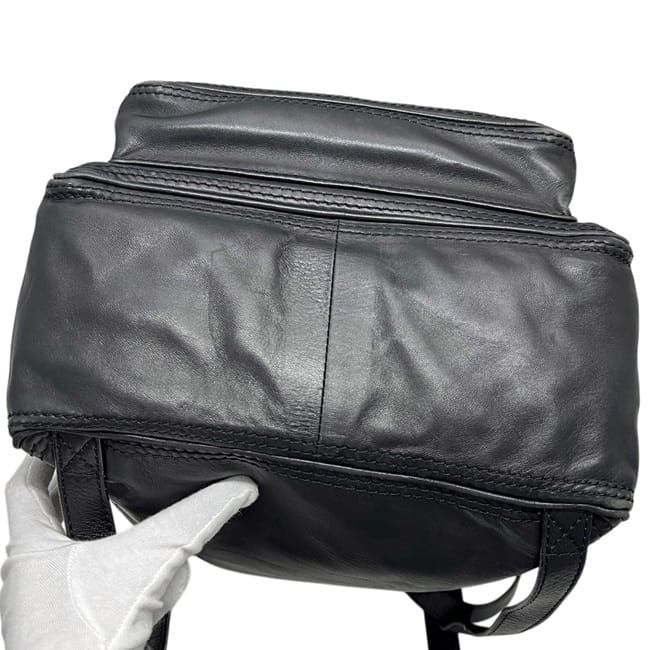 Bottega Veneta Backpack Black Intrecciato Leather — view 8