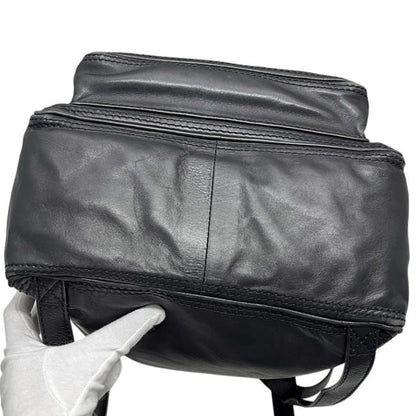Bottega Veneta Backpack Black Intrecciato Leather — view 8
