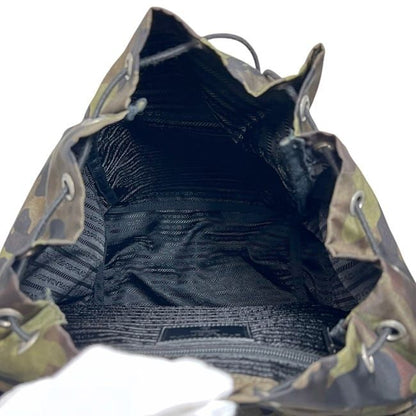 Prada Backpack Khaki Green Camouflage Mimetico Fumo — view 3
