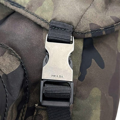 Prada Backpack Khaki Green Camouflage Mimetico Fumo — view 9