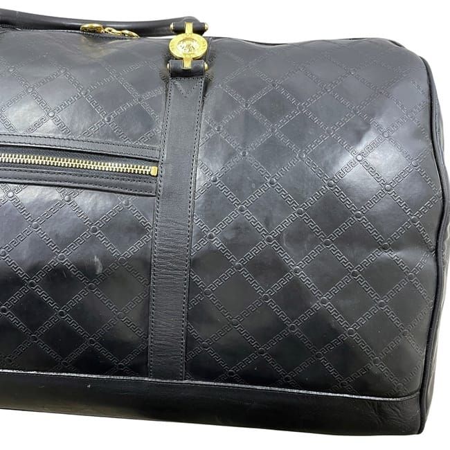 Versace Gianni 2-Way Boston Bag Black — view 6
