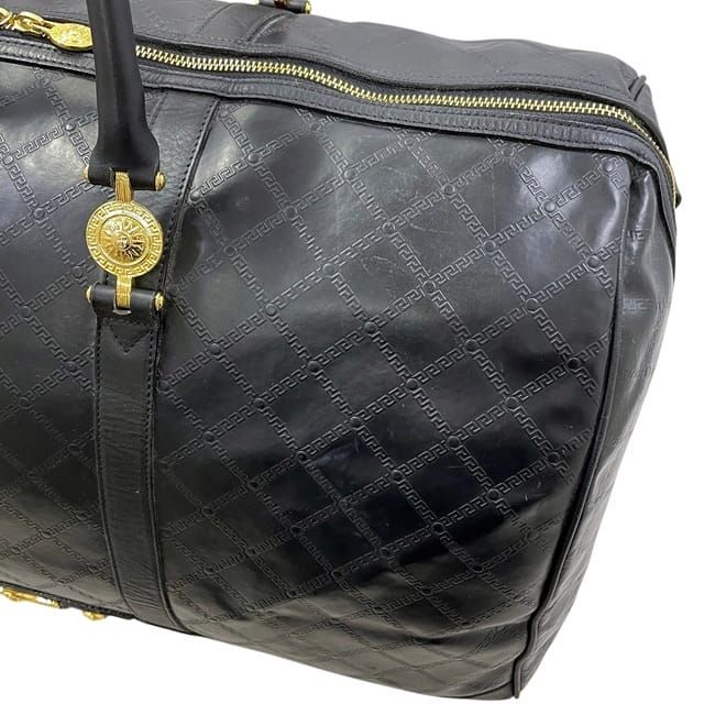 Versace Gianni 2-Way Boston Bag Black — view 5