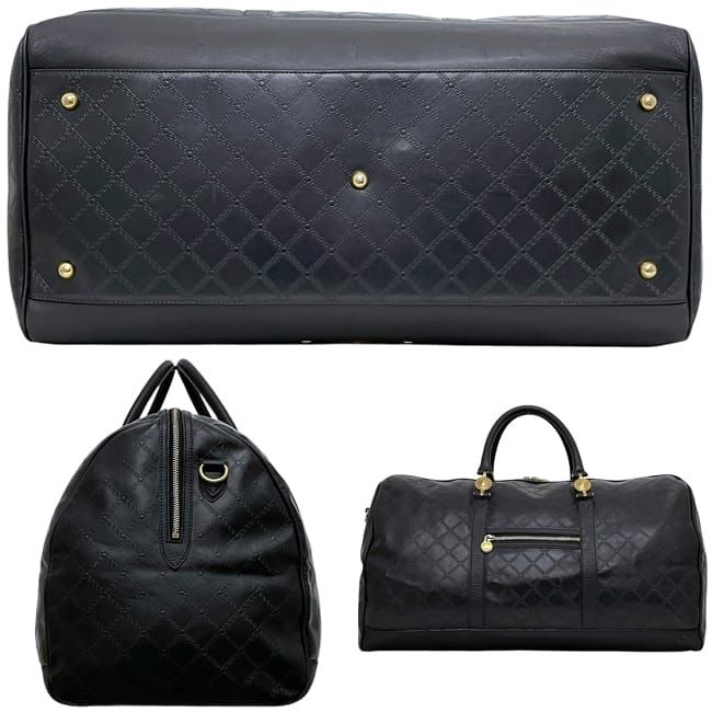 Versace Gianni 2-Way Boston Bag Black — view 2
