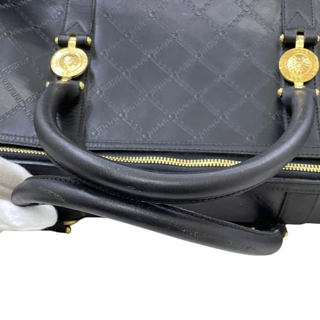 Versace Gianni 2-Way Boston Bag Black — view 8