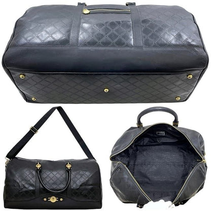 Versace Gianni 2-Way Boston Bag Black — view 3