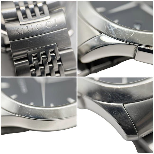 Gucci Watch Timeless Black Silver 126.4 — view 5