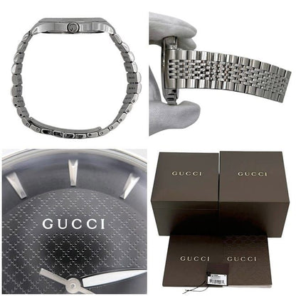 Gucci Watch Timeless Black Silver 126.4 — view 3