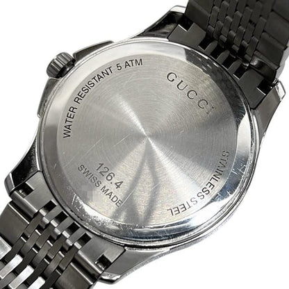 Gucci Watch Timeless Black Silver 126.4 — view 4