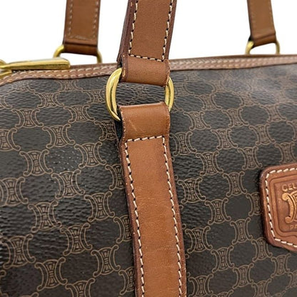 Celine Mini Boston Bag Brown Macadam — view 7