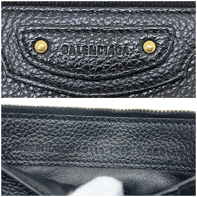 Balenciaga Coin Case Neo Classic Fragment Black — view 7