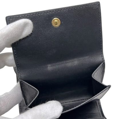 Celine Trifold Wallet Small Flap Black — view 4