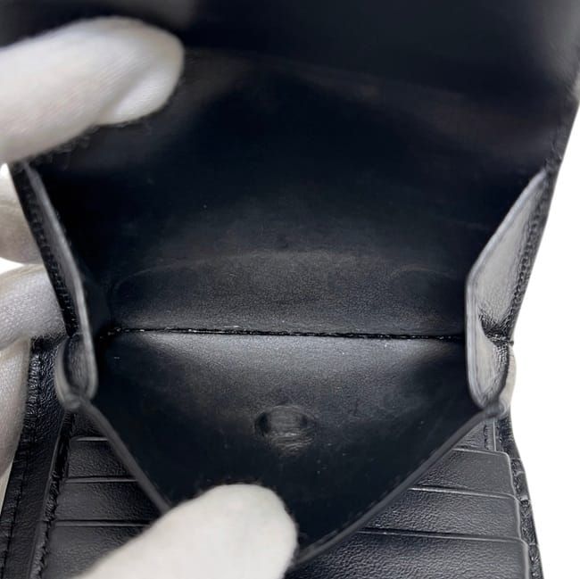 Celine Trifold Wallet Small Flap Black — view 3