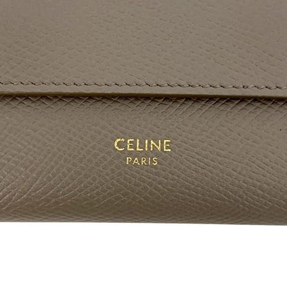 Celine Trifold Wallet Small Gray Ju — view 9
